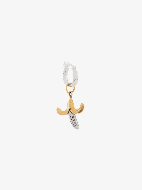 True Rocks banana hoop earring