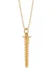 True Rocks screw pendant necklace