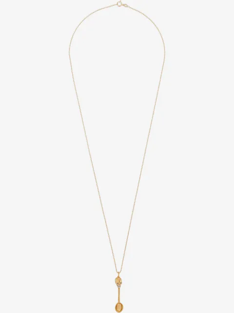 True Rocks skull high bump necklace