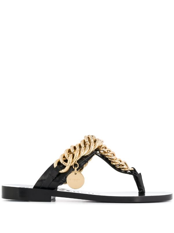 Givenchy chain-detail sandals black 