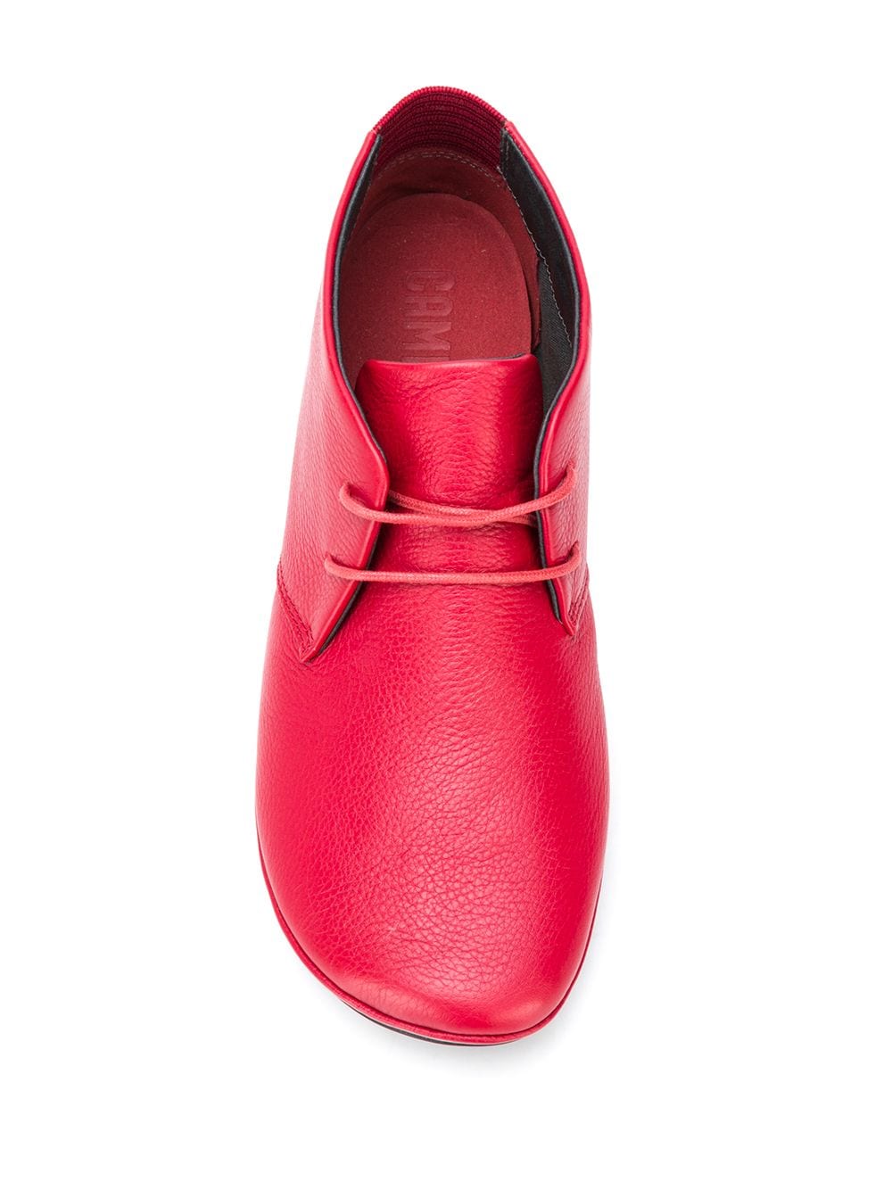 Shop Camper Nina Lace-up Square-toe Shoes In Red