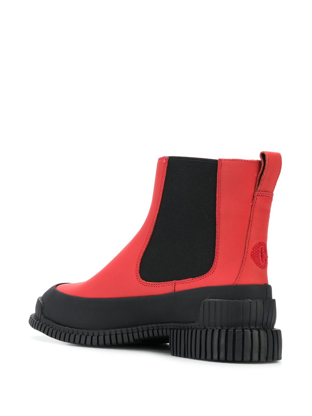 camper red boots