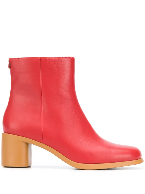 camper red boots