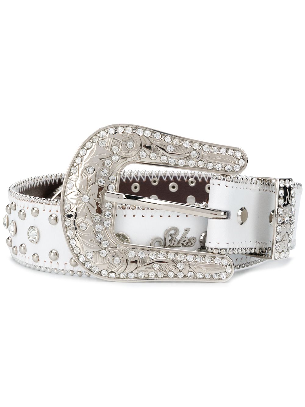 фото Saks potts rhinestone studded belt