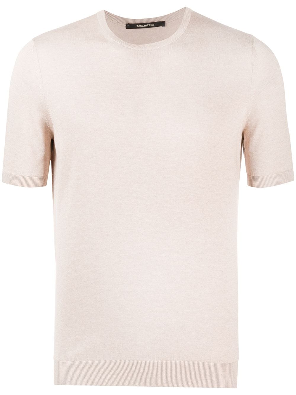 Tagliatore Knitted T-shirt In Neutrals