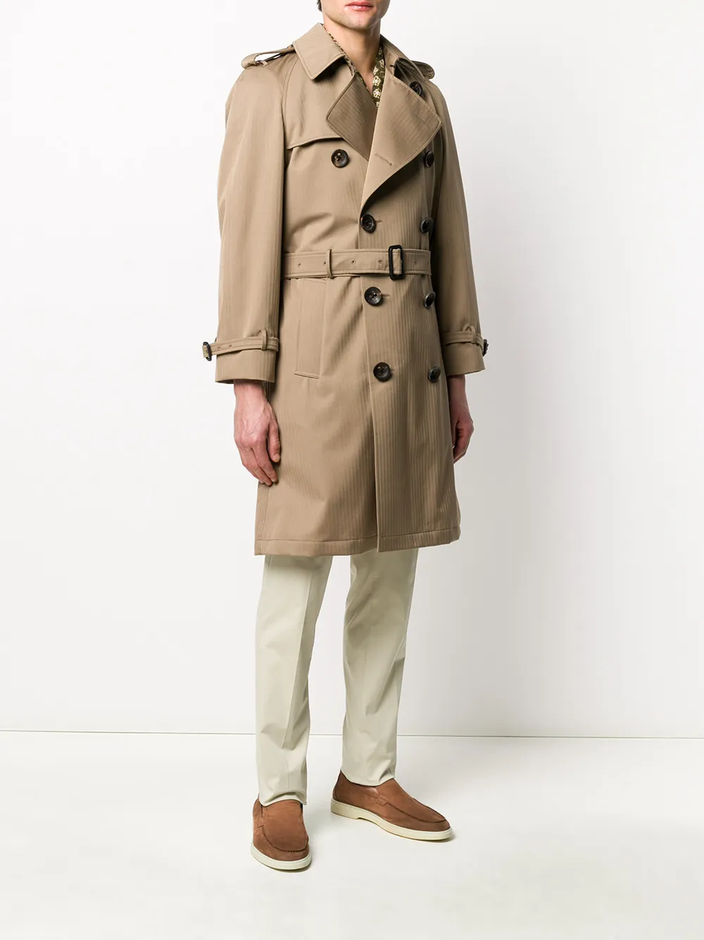 фото Gabriele pasini belted trench coat