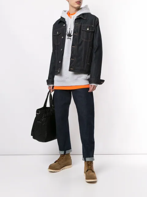 stussy old crown moletom com capuz