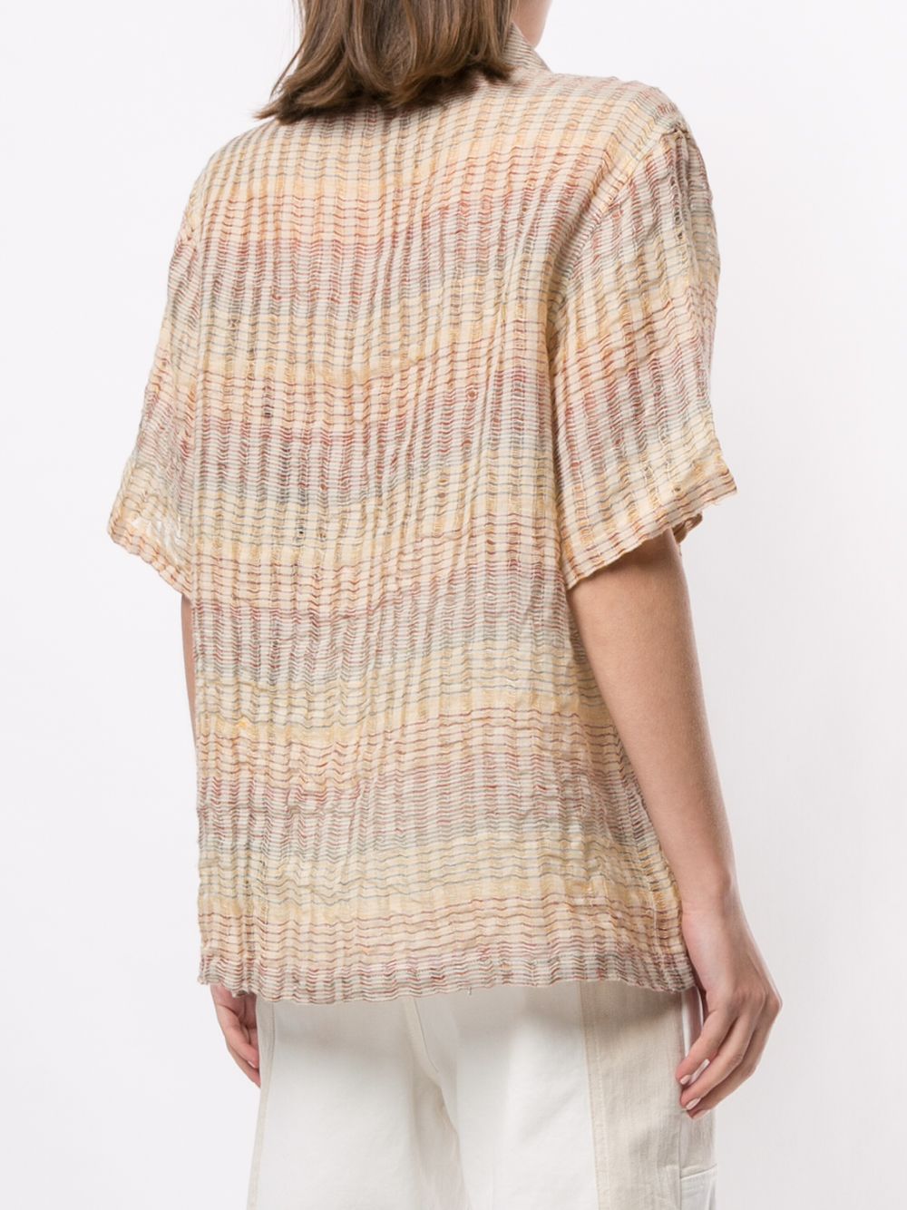 фото Our legacy oversized striped shirt