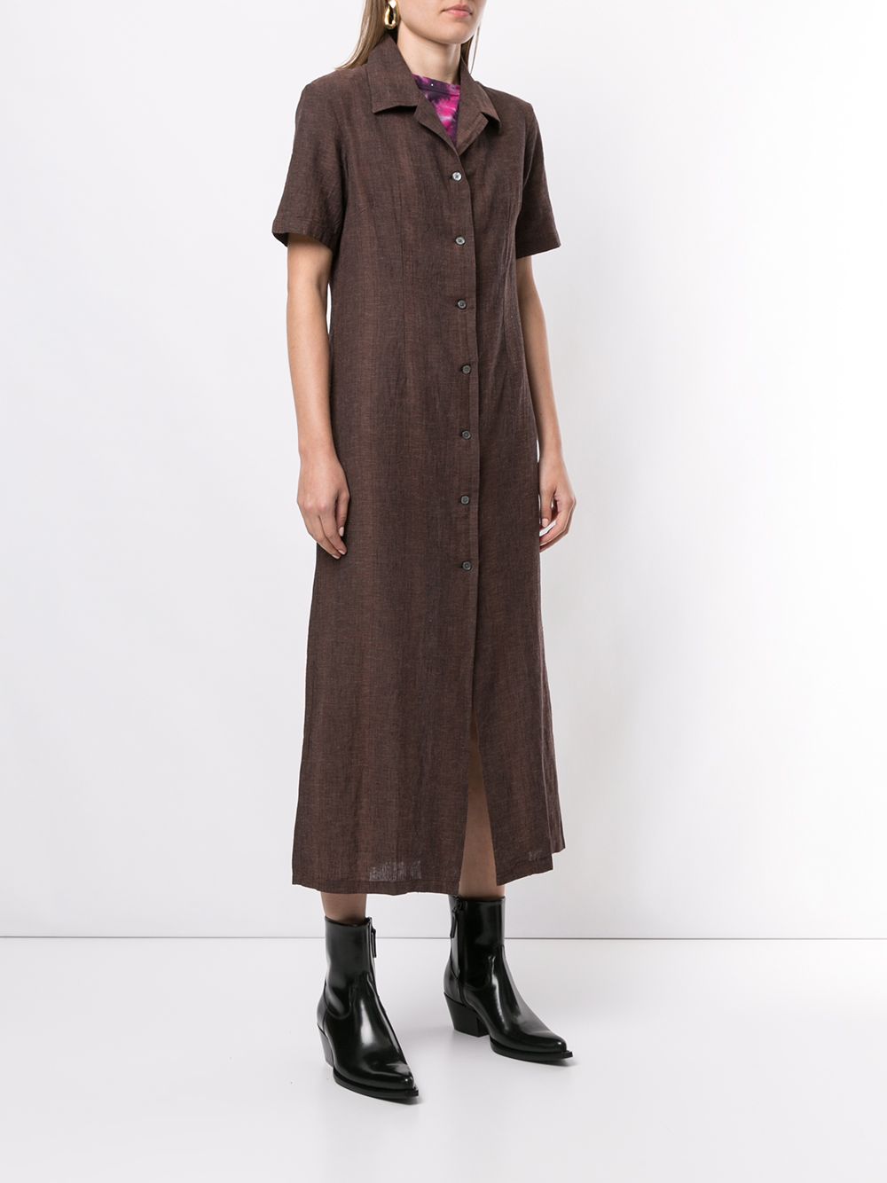 фото Our legacy short-sleeved shirt dress