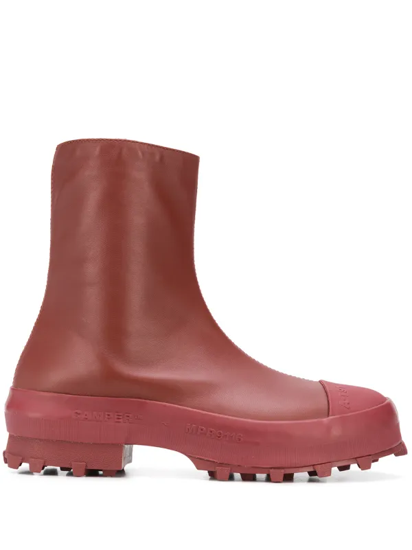 maroon rain boots