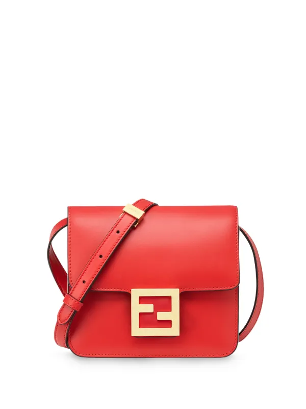 fendi red shoulder bag