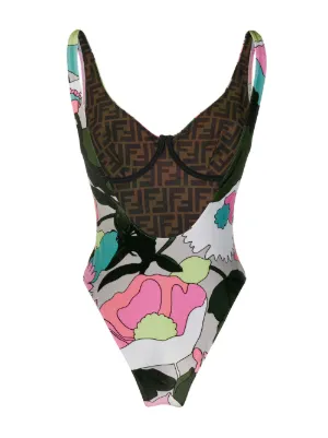 fendi pink swimsuit