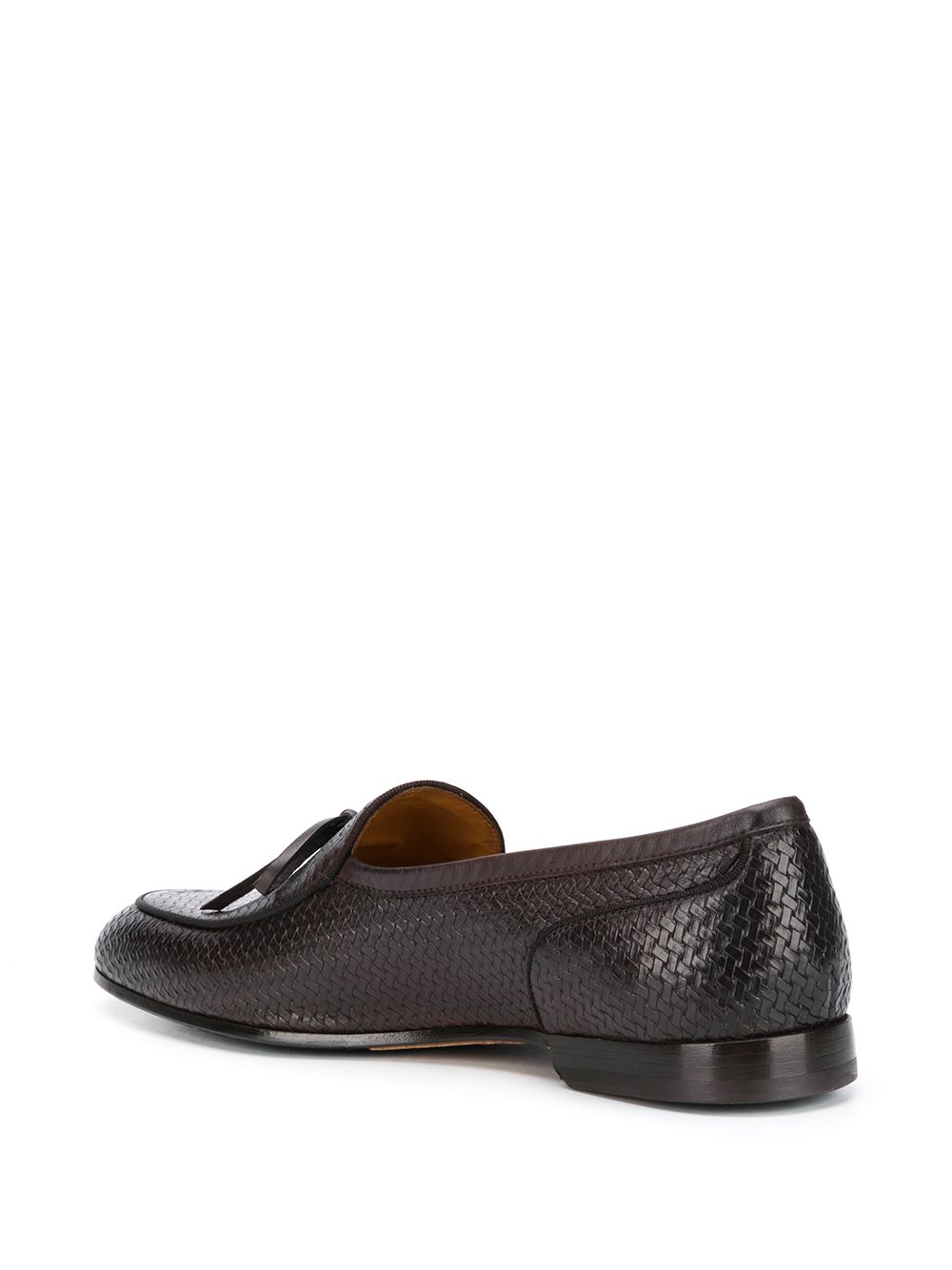 фото Doucal's woven low heel loafers