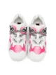 Nº21 Kids mesh panel sneakers