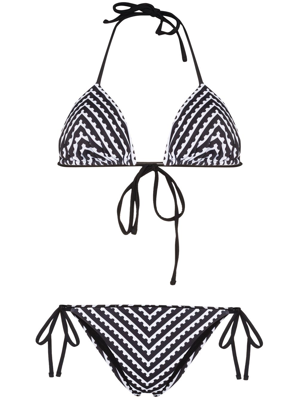 фото Mary katrantzou mary postage stamp-print bikini set