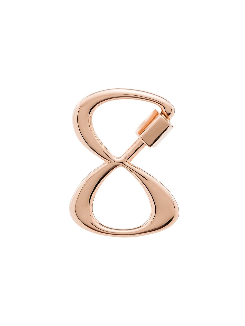 фото Marla aaron 14k rose gold 8 number charm