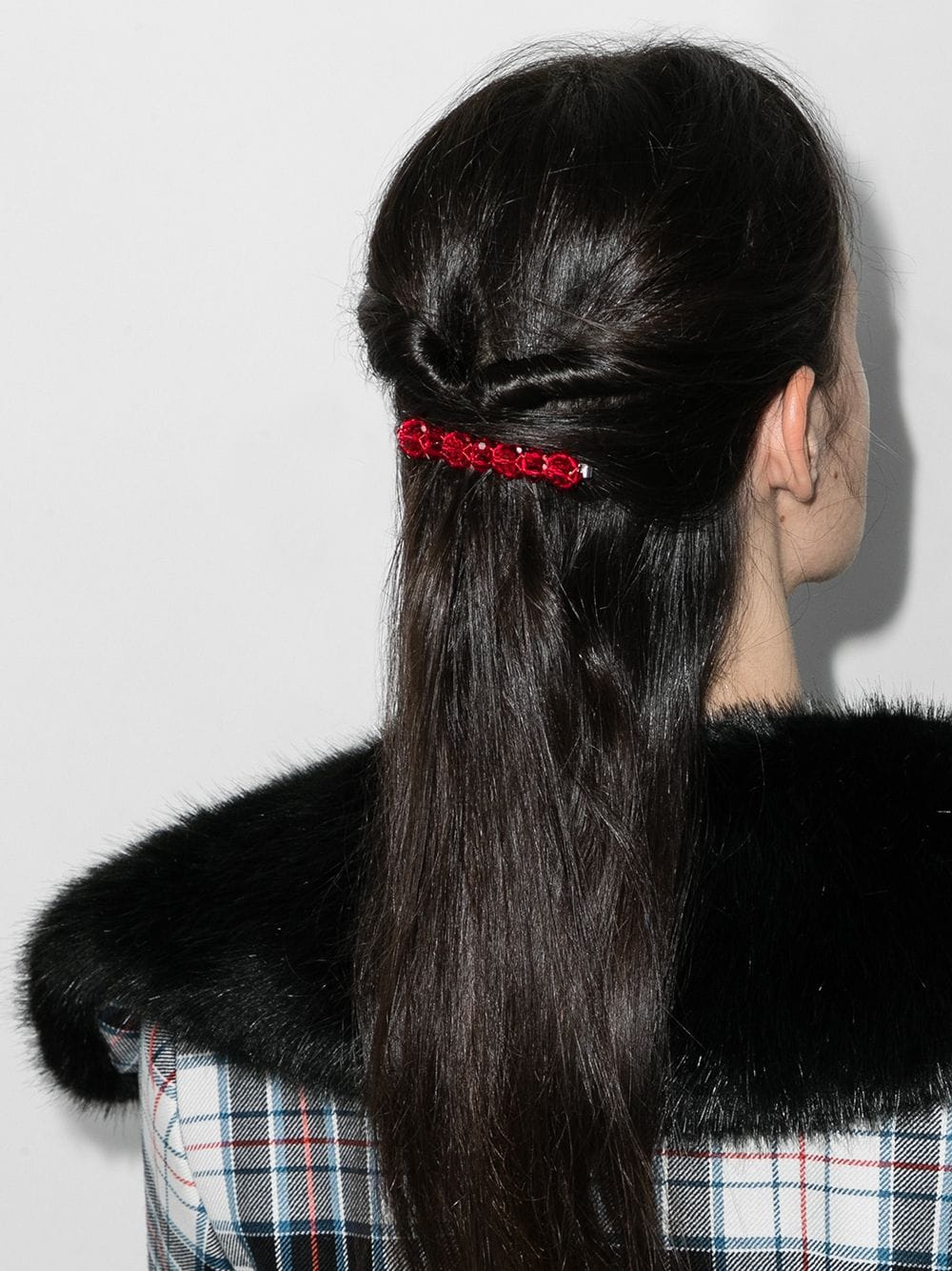 фото Simone rocha заколка для волос с кристаллами