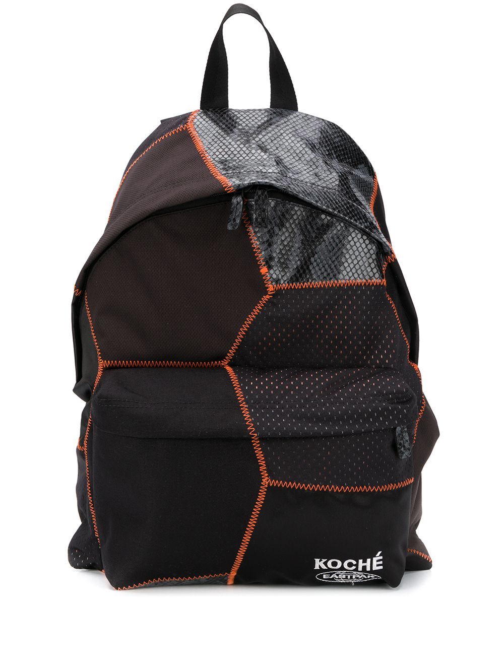 Eastpak X  Snakeskin-print Backpack In Black
