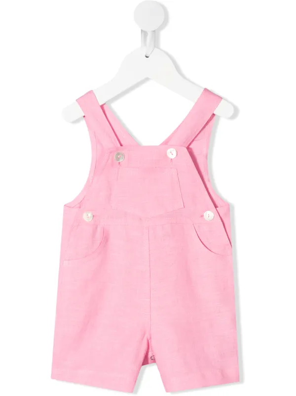baby pink dungarees