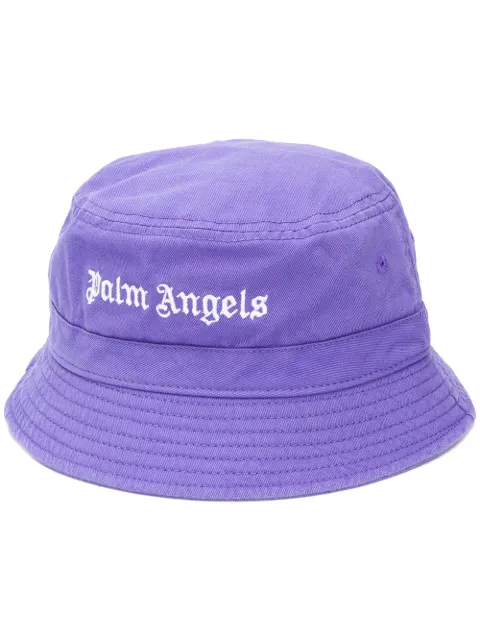 Palm Angels logo-embroidered Bucket Hat 