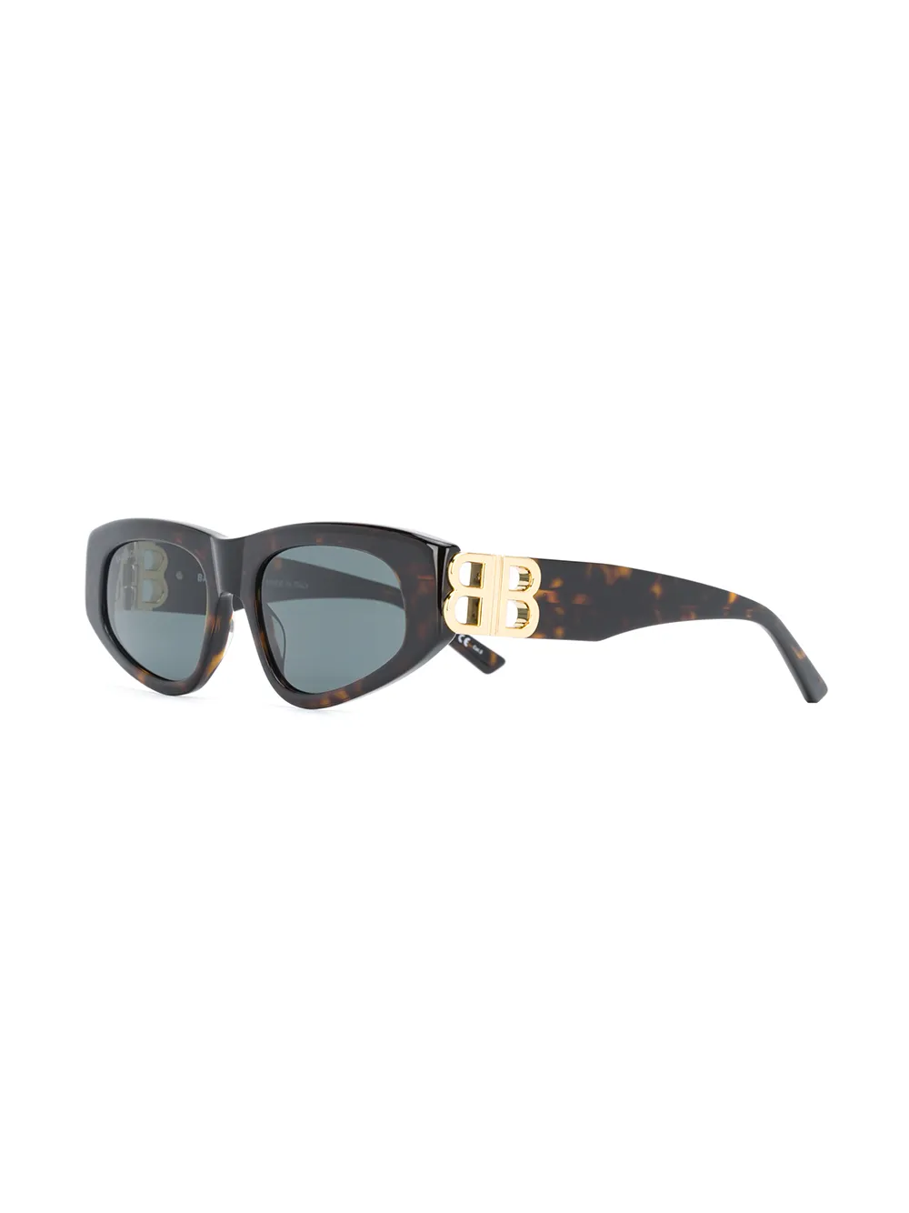 Balenciaga Eyewear Dynasty zonnebril met D-montuur - Bruin