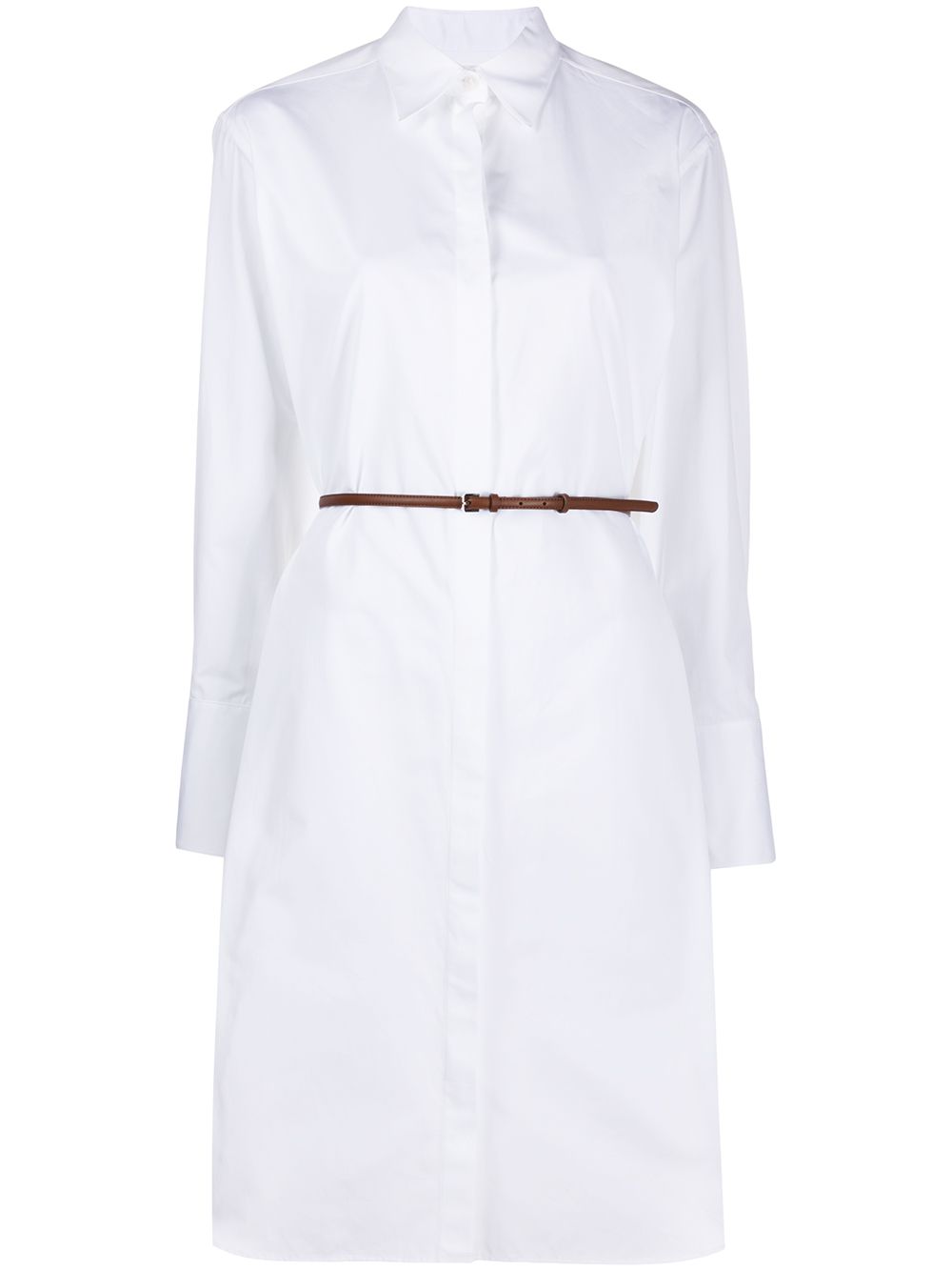 THE ROW BELTED SHIRT DRESS