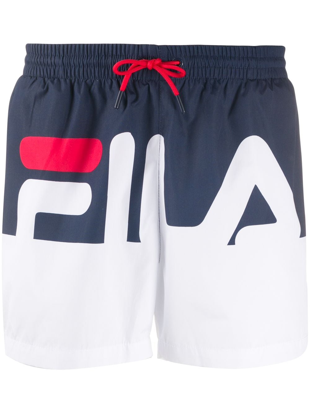 фото Fila logo print swim shorts