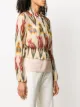 RED Valentino blusa con estampado Ikat Tulips