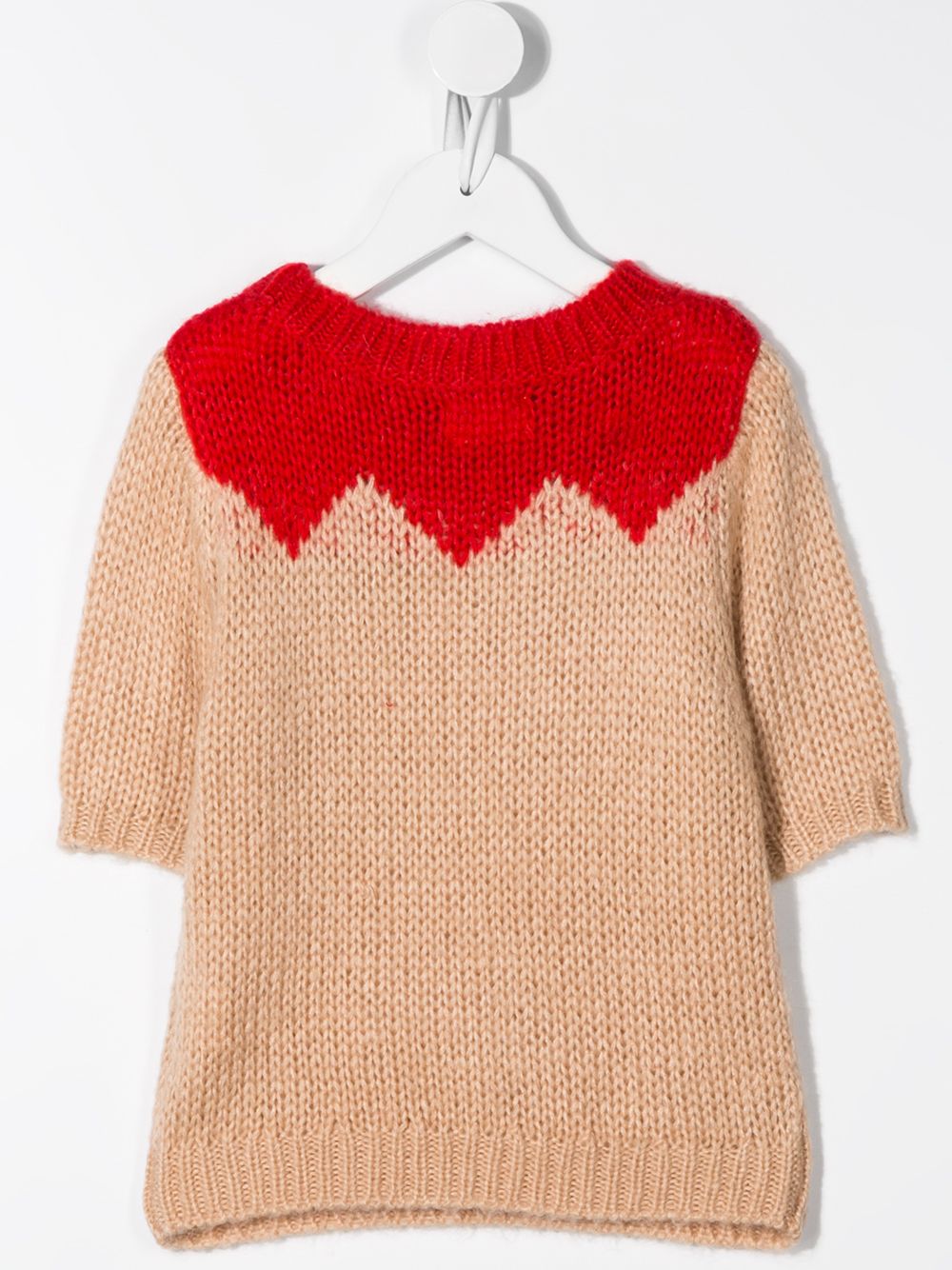 фото Longlivethequeen two-tone intarsia jumper