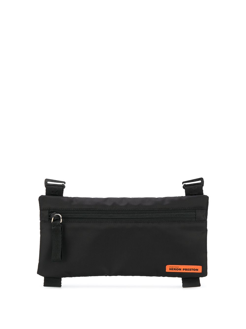 фото Heron preston logo zipped clutch