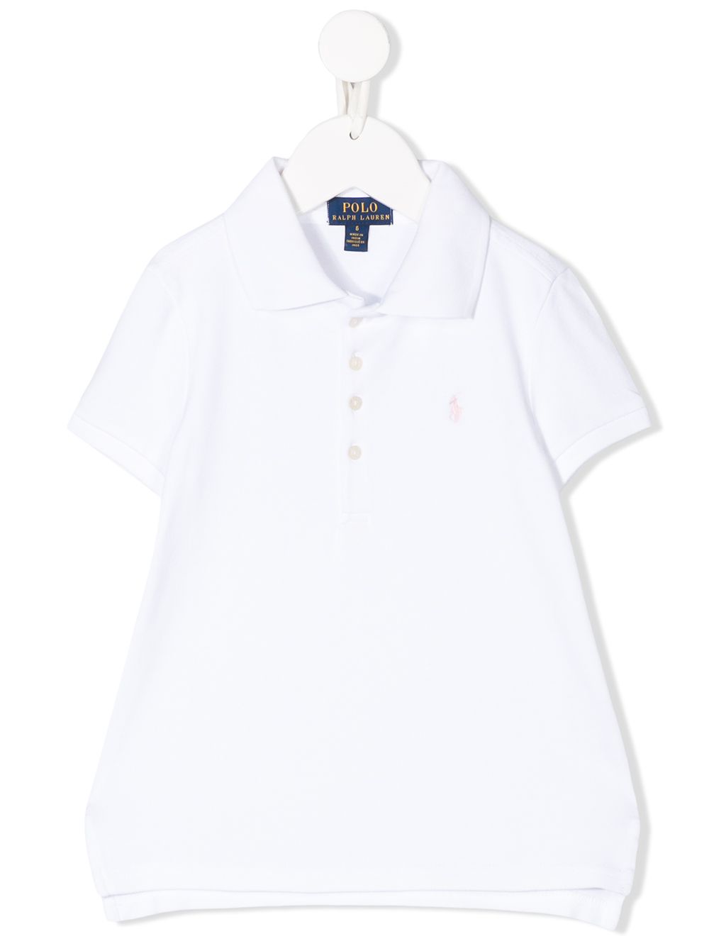 

Ralph Lauren Kids playera tipo polo manga corta - Blanco