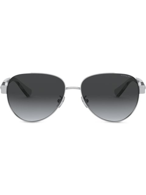 Coach pilot-frame gradient sunglasses