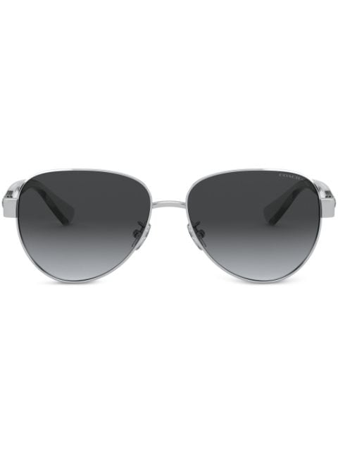 pilot-frame gradient sunglasses