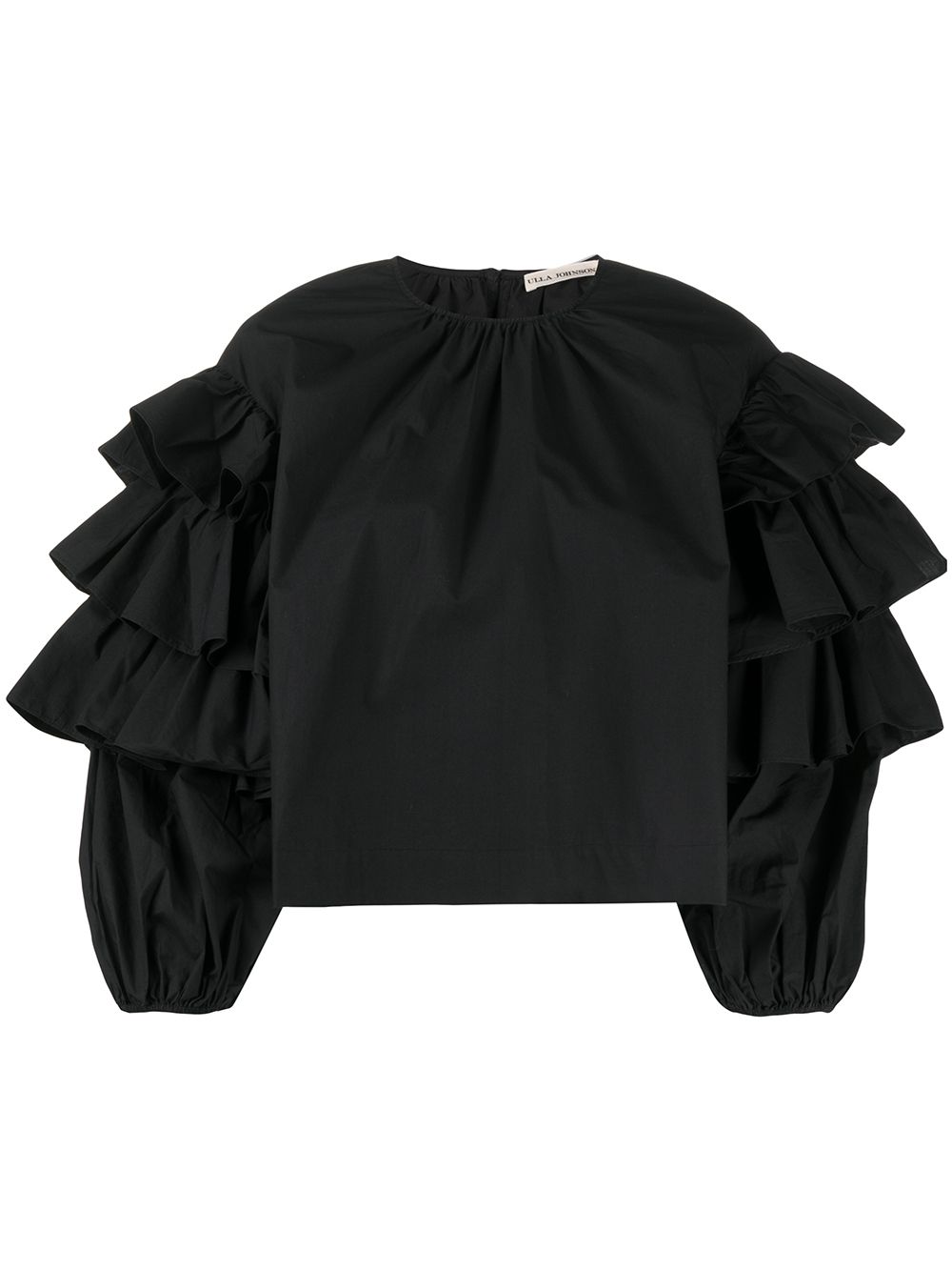 фото Ulla johnson tulia ruffled sleeve blouse