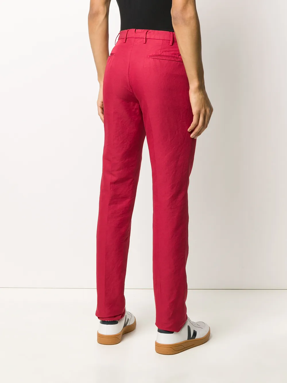 Incotex Slim-fit broek Rood