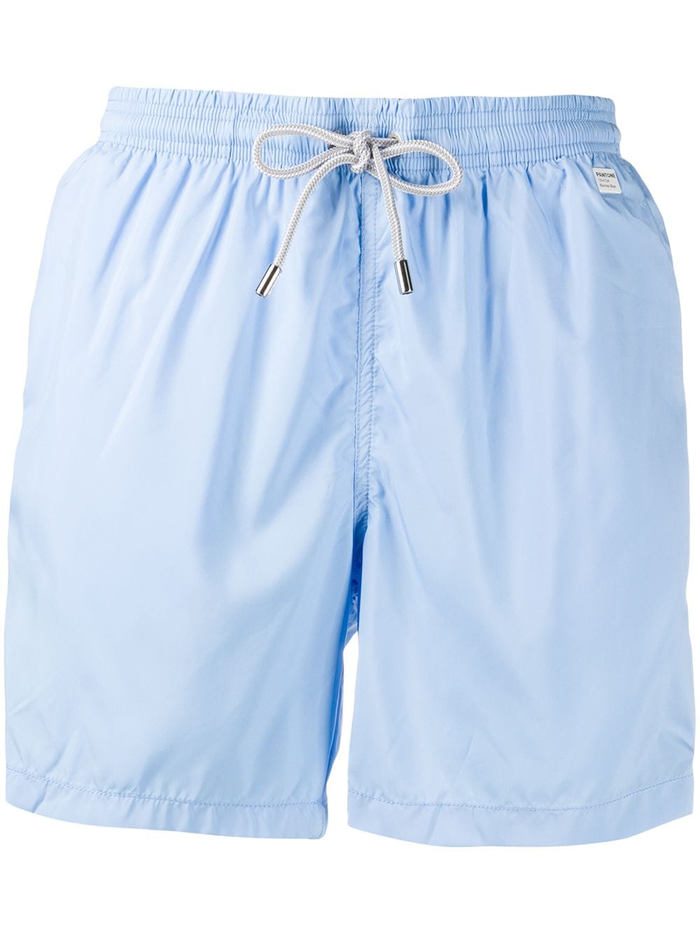 Mc2 Saint Barth Plain Drawstring Swim Shorts In Blue