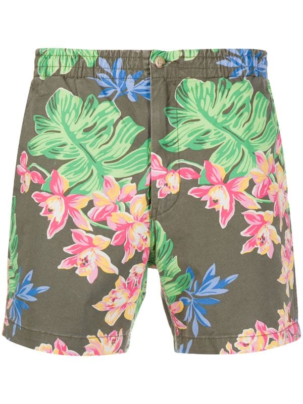 polo print shorts