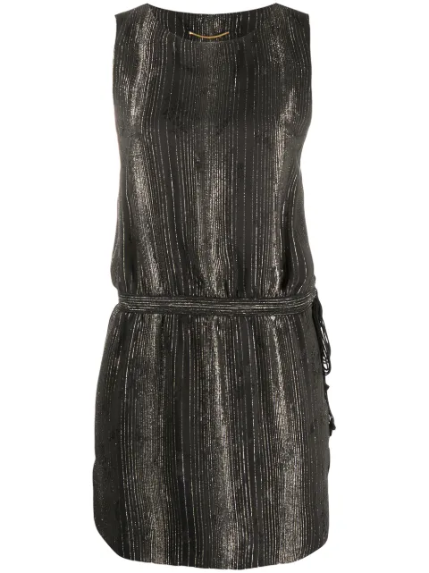Saint Laurent striped mini dress