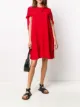 Image 2 of RED Valentino cape-style draped dress