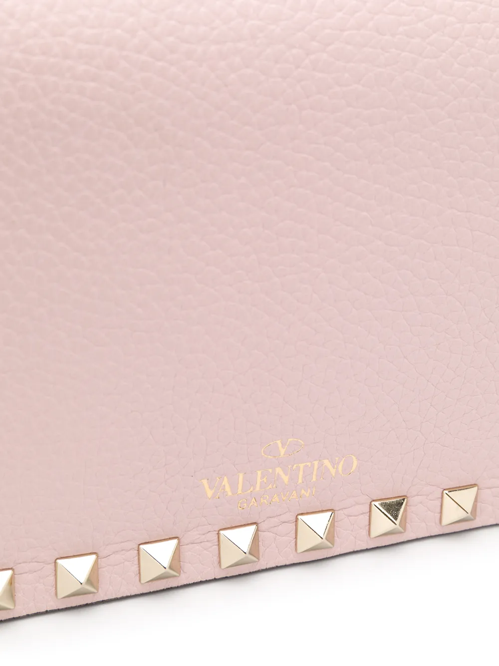 Valentino Garavani Rockstud leren schoudertas Roze