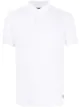 Image 1 of Emporio Armani geometric-textured polo shirt