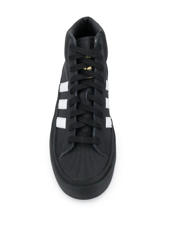 Adidas x 424 Pro Model high-top Sneakers | Black | FARFETCH BH