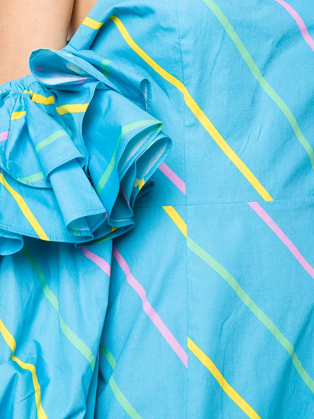 ROTATE BIRGER CHRISTENSEN Gestreepte jurk Blauw