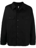 DUOltd button-front denim jacket - Black