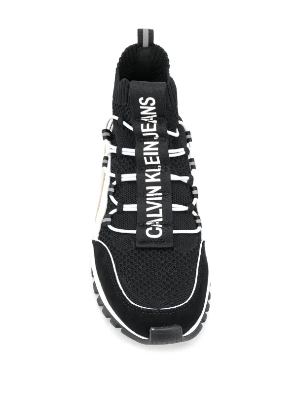 calvin klein black high tops