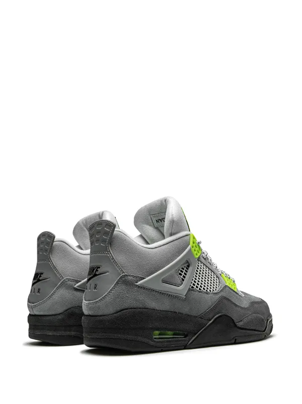 Jordan Air Jordan 4 Retro SE Neon Sneakers - Farfetch