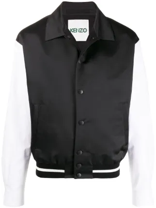 kenzo black bomber jacket