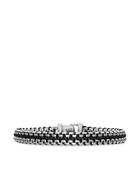 David Yurman sterling silver Woven Box Chain bracelet (10mm)