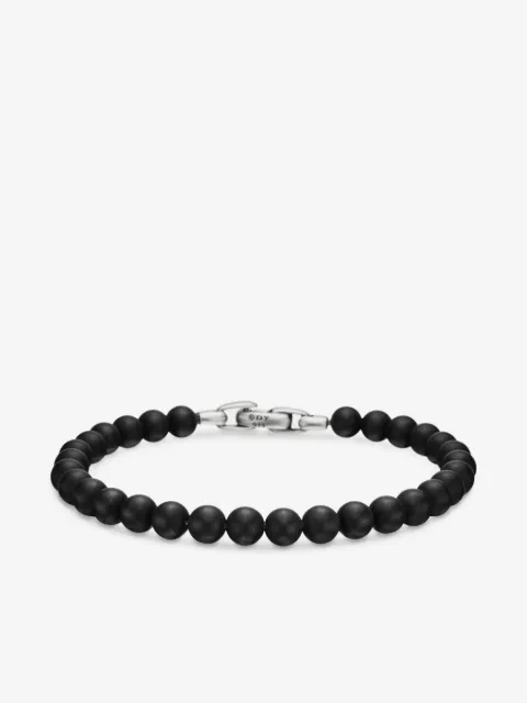 David Yurman 스피리추얼 비즈 스털링 실버 브레이슬릿 6mm