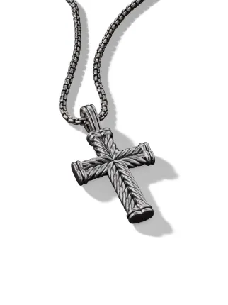 chevron cross necklace展示图